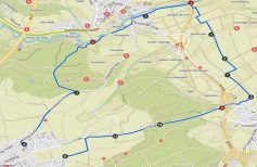 Wanderstrecke Jahresabschlusswanderung 2024